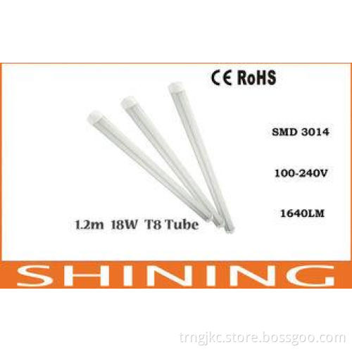 Home Lighting SMD 1200mm LED T8 Tube 18 Watt 3000K Warm Whi